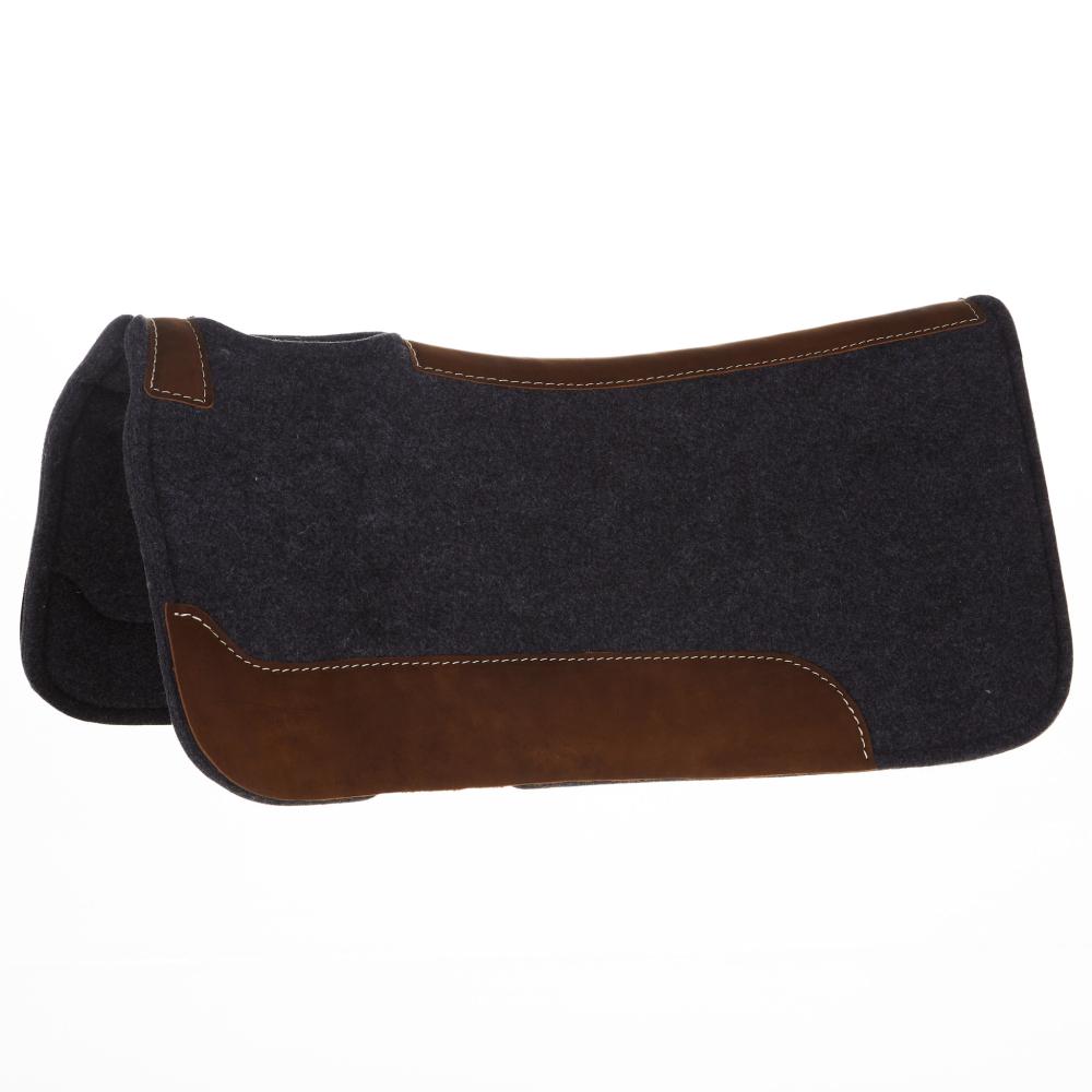 MTSFP Grey 1 In 32x32 Felt Contour Saddle Pad