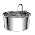 Pet Stainless Steel Automatic Water Fountain — 3.2L, Multiple Styles