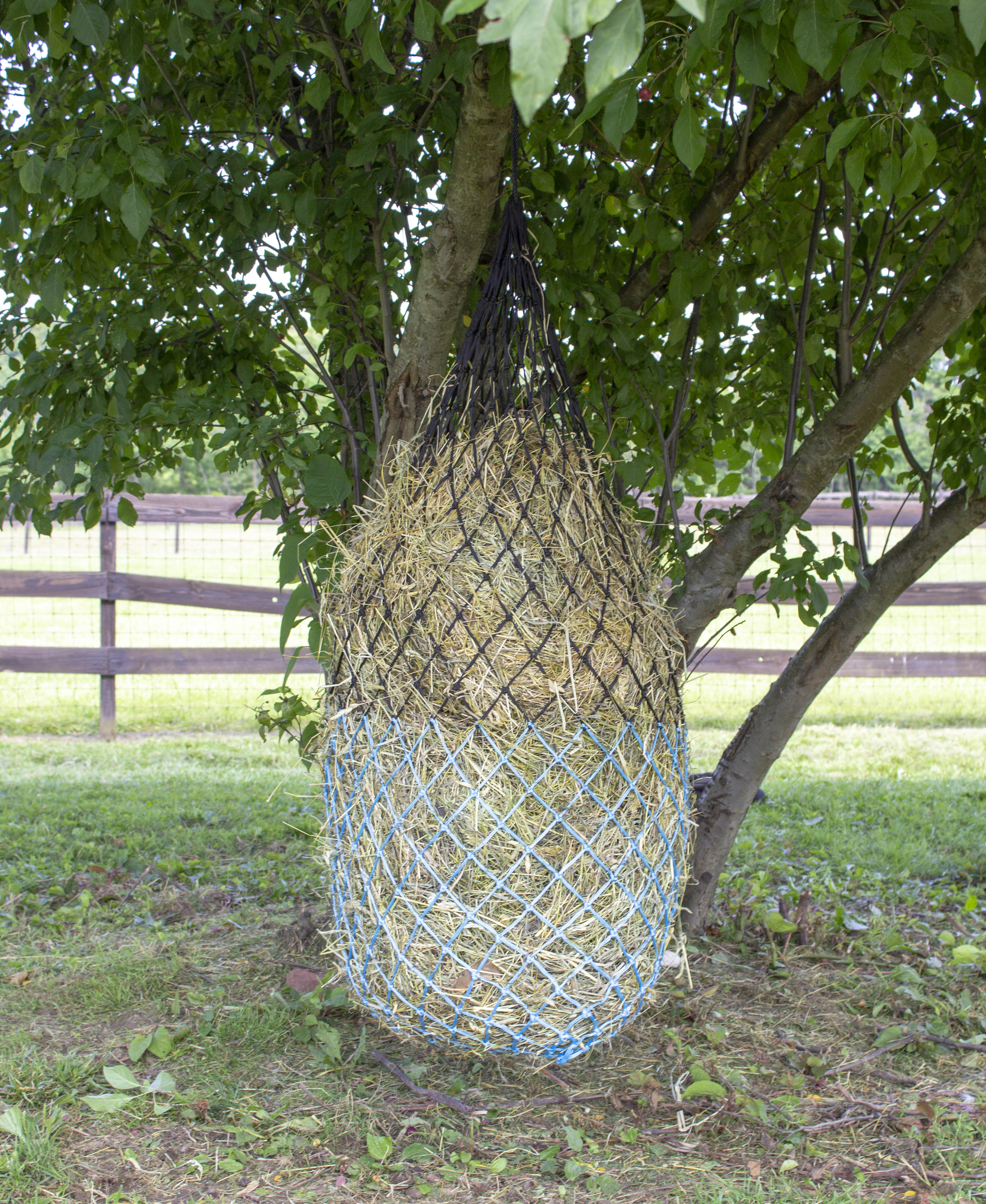Derby Originals Set of 2 Superior Slow Feed 56" Soft Mesh Hanging Hay Net for Horses
