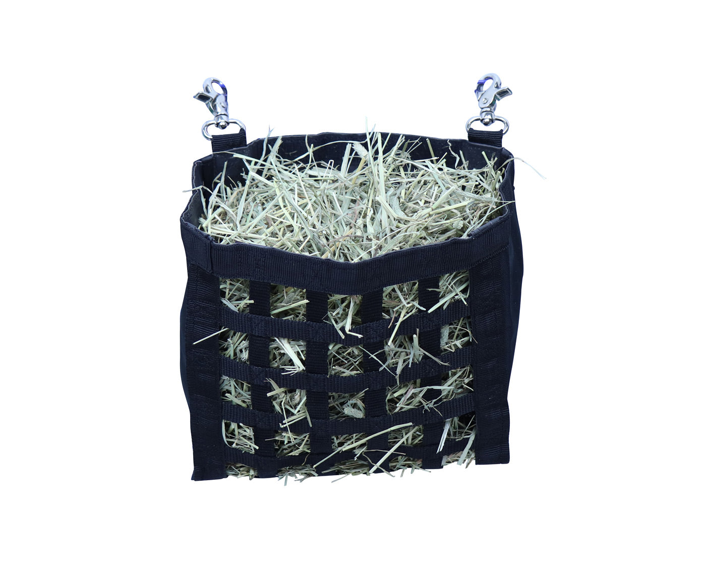 CuteNFuzzy Rabbit & Guinea Pig Hay Bag Feeder with Super Tough Bottom® Design | 35 Ultra Slow Feed Openings | Small 10.5" x 9" x 5" Front Web Hay Feeder | Less Waste, Cleaner Cage | Made in USA Design