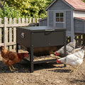 Large Capacity Chicken Feeder with Openable Lid