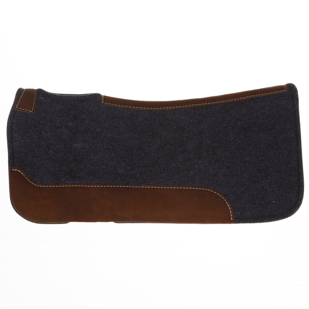 MTSFP Grey 1 In 32x32 Felt Contour Saddle Pad