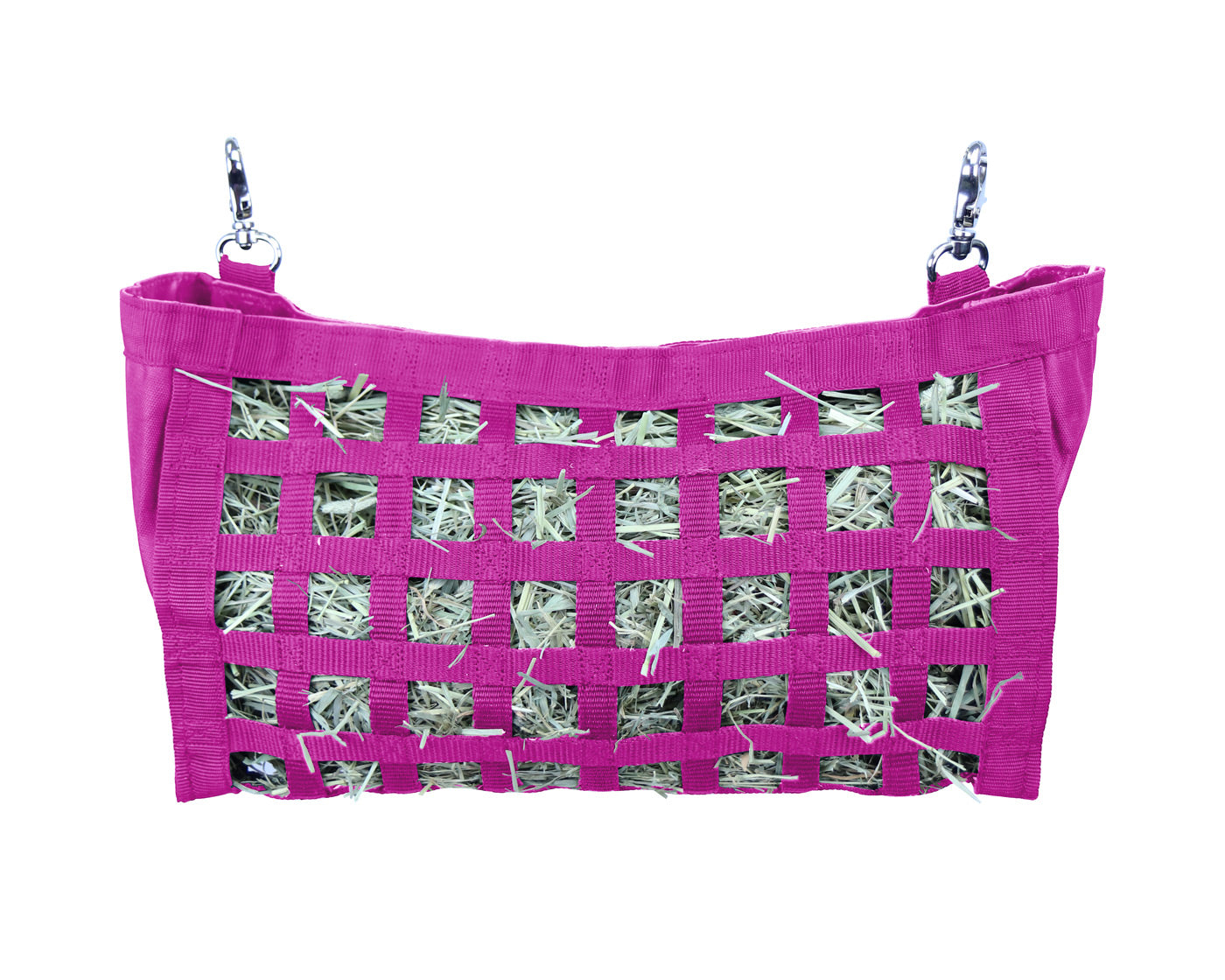 CuteNFuzzy Rabbit & Guinea Pig Hay Bag Feeder with Super Tough Bottom® Design | 56 Ultra Slow Feed Openings | Medium 15" x 9" x 5" Front Web Hay Feeder | Less Waste, Cleaner Cage | Made in USA Design