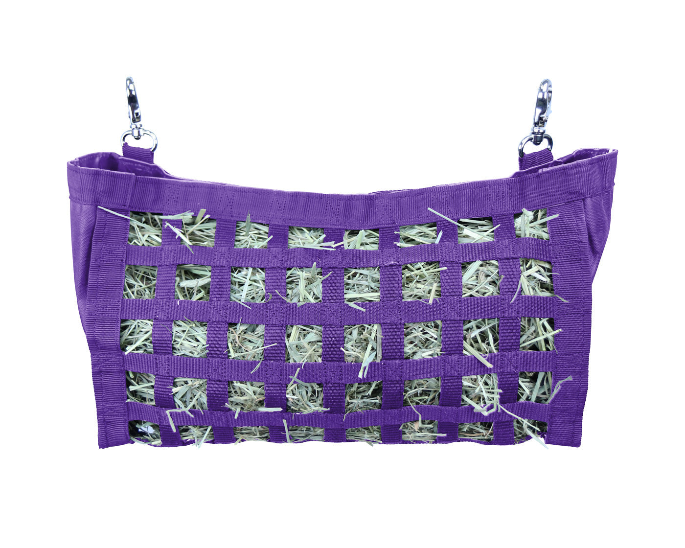 CuteNFuzzy Rabbit & Guinea Pig Hay Bag Feeder with Super Tough Bottom® Design | 56 Ultra Slow Feed Openings | Medium 15" x 9" x 5" Front Web Hay Feeder | Less Waste, Cleaner Cage | Made in USA Design