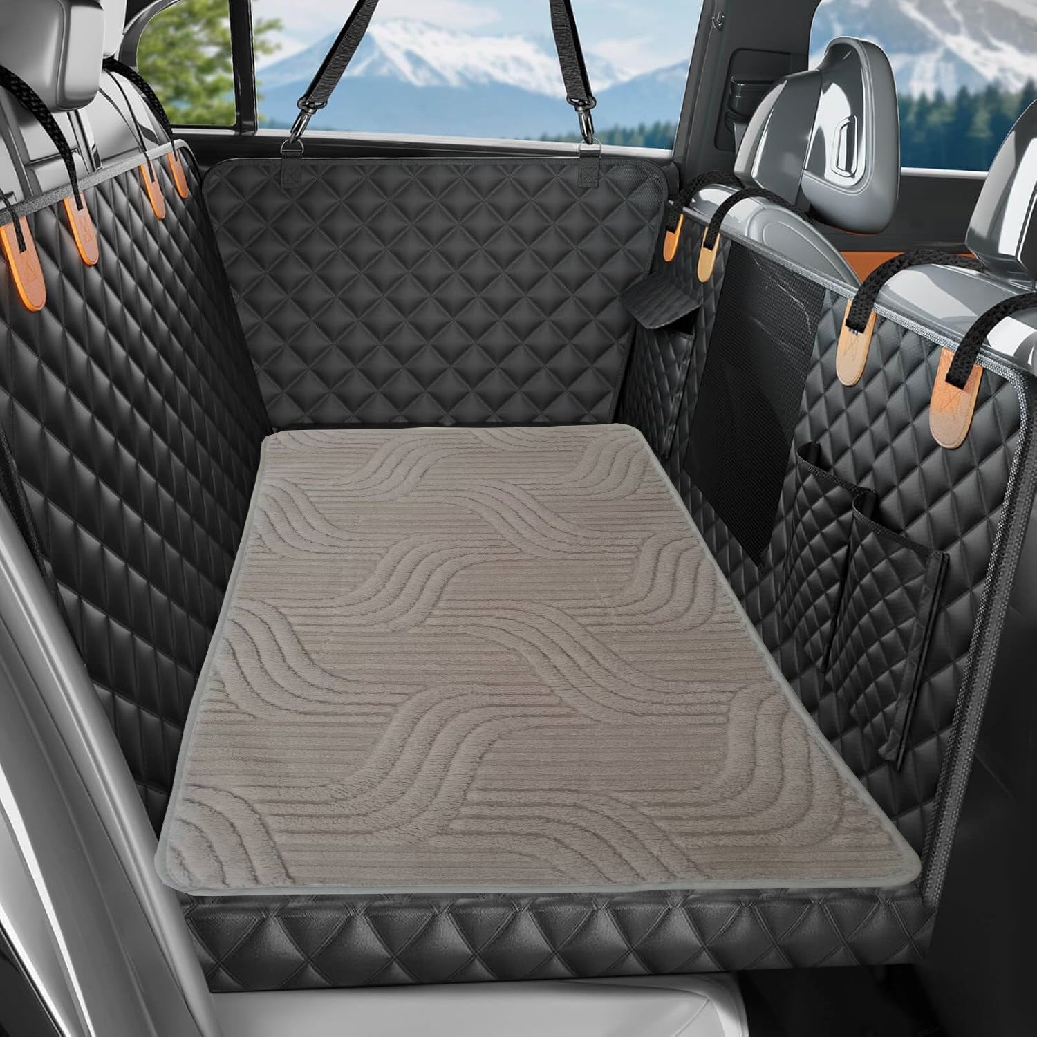 Premium Non-Slip Car Seat Cushion for Dogs & Cats - Thickened Comfort Mat