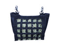 CuteNFuzzy Rabbit & Guinea Pig Hay Bag Feeder with Super Tough Bottom® Design | 35 Ultra Slow Feed Openings | Small 10.5" x 9" x 5" Front Web Hay Feeder | Less Waste, Cleaner Cage | Made in USA Design