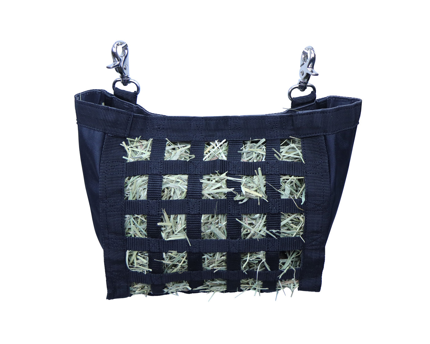 CuteNFuzzy Rabbit & Guinea Pig Hay Bag Feeder with Super Tough Bottom® Design | 35 Ultra Slow Feed Openings | Small 10.5" x 9" x 5" Front Web Hay Feeder | Less Waste, Cleaner Cage | Made in USA Design