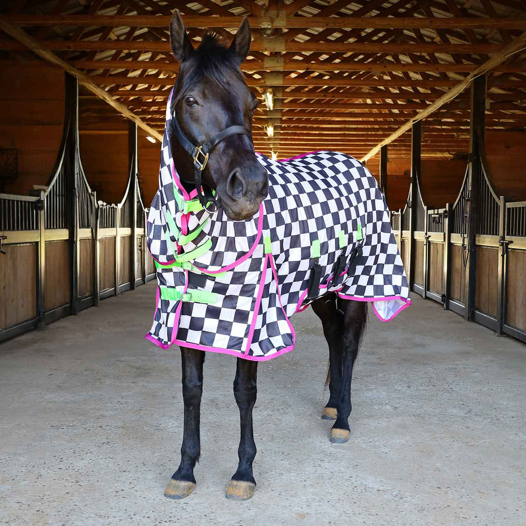 Jeffers Expression Softmesh Combo Neck Horse Fly Sheet
