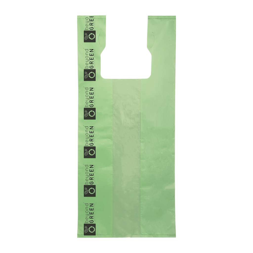 Large Cat Litter Bags – 10" x 20" with 7" Gusset & Handles | Heavy-Duty | Made in USA | beyondGREEN